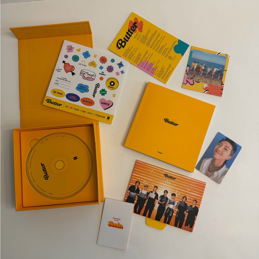 BTS Butter CD Album Cream Version